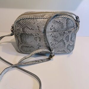 Nordstrom snake embossed leather small bag